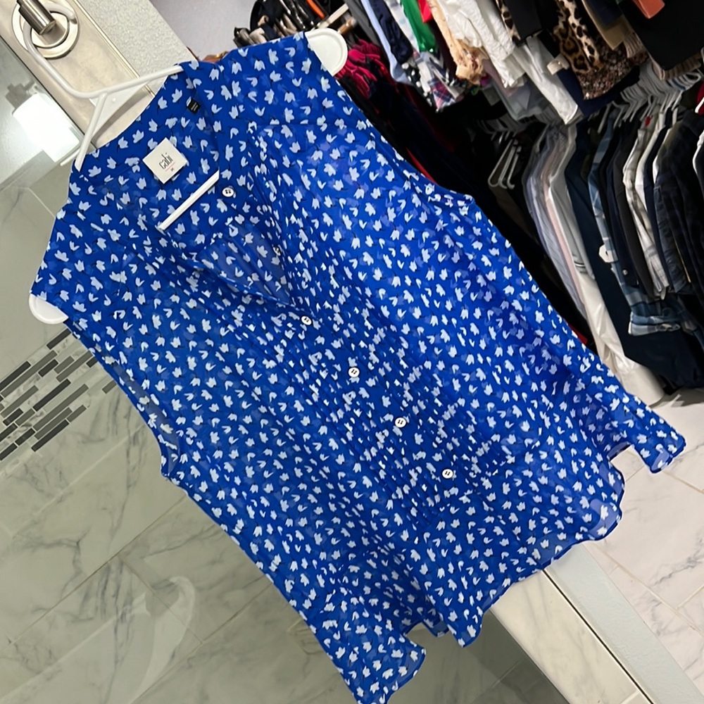 Blue cabi blouse